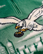 Philadelphia Eagles Landscape Quarter Zip Microfleece Pullover