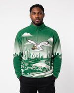 Philadelphia Eagles Landscape Quarter Zip Microfleece Pullover