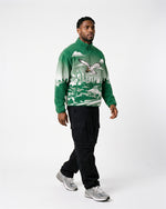 Philadelphia Eagles Landscape Quarter Zip Microfleece Pullover