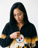 Pittsburgh Steelers Landscape Quarter Zip Microfleece Pullover