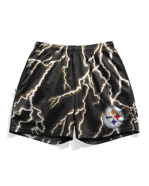 Pittsburgh Steelers Lightning Retro Shorts