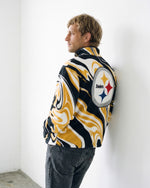 Pittsburgh Steelers Marble Full Zip Microfleece