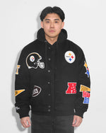 Pittsburgh Steelers Pennant Varsity Jacket