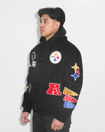Pittsburgh Steelers Pennant Varsity Jacket