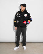 Pittsburgh Steelers Pennant Varsity Jacket