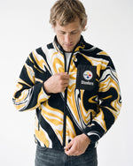 Pittsburgh Steelers Marble Full Zip Microfleece