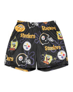 Pittsburgh Steelers & SpongeBob SquarePants Retro Shorts