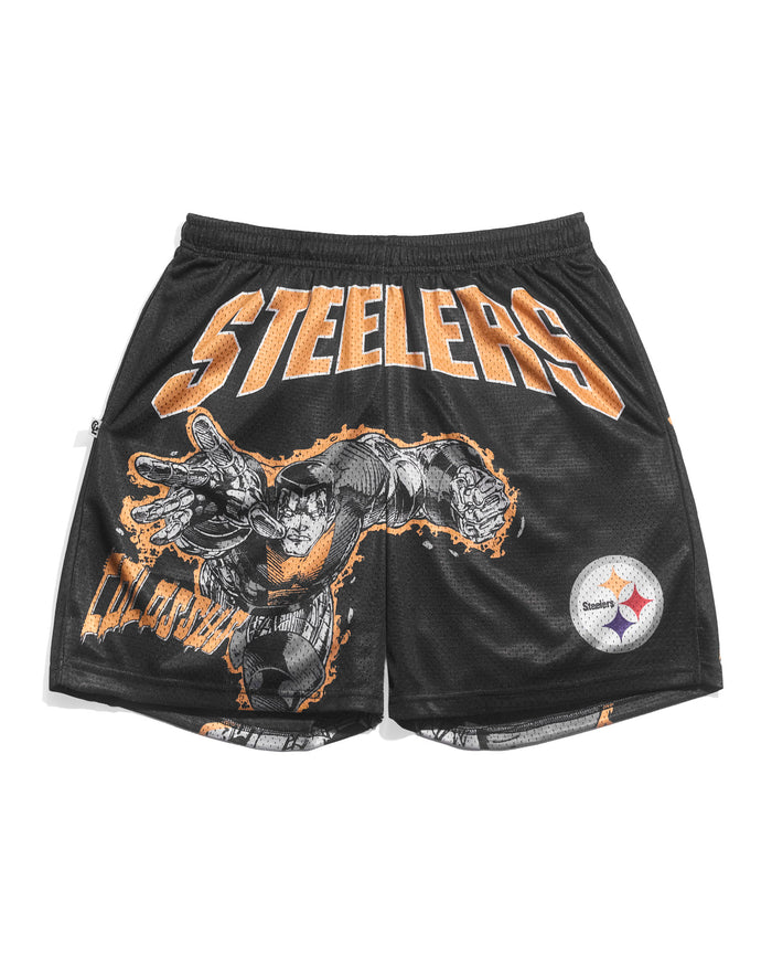Pittsburgh Steelers & Colossus Retro Shorts