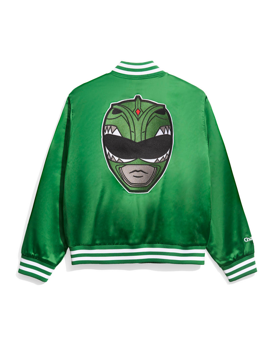 Power Rangers Green Ranger Quilted Satin Jacket Chalk Line Apparel