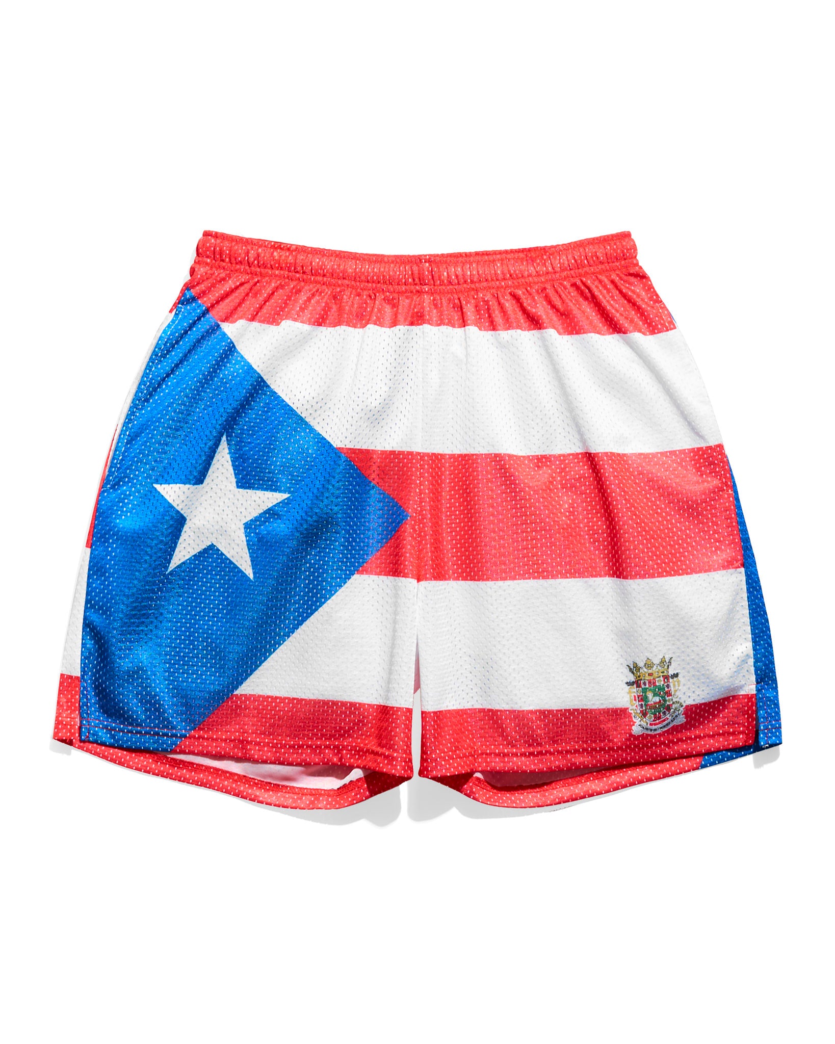 Puerto Rico Flag Retro Shorts