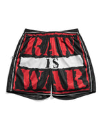 Raw Is War Logo Retro Shorts