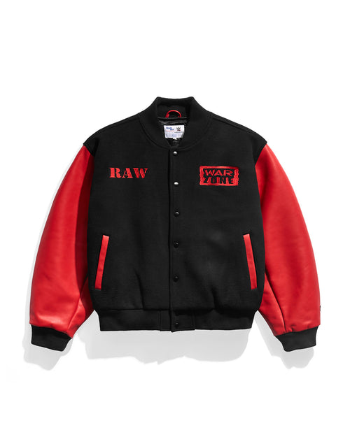 Raw Is War Retro Varsity Jacket