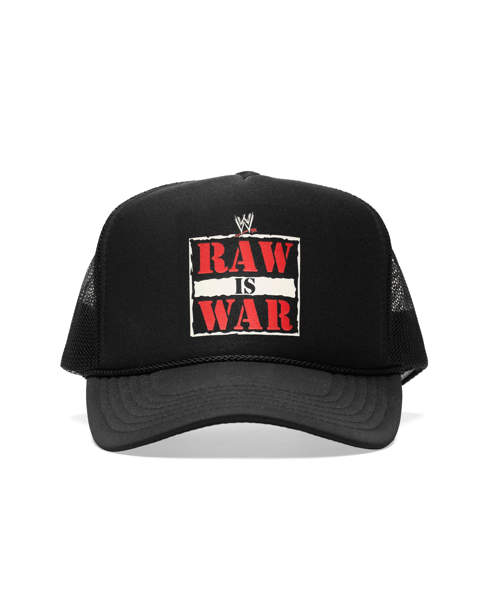 Raw is War Black Trucker Hat