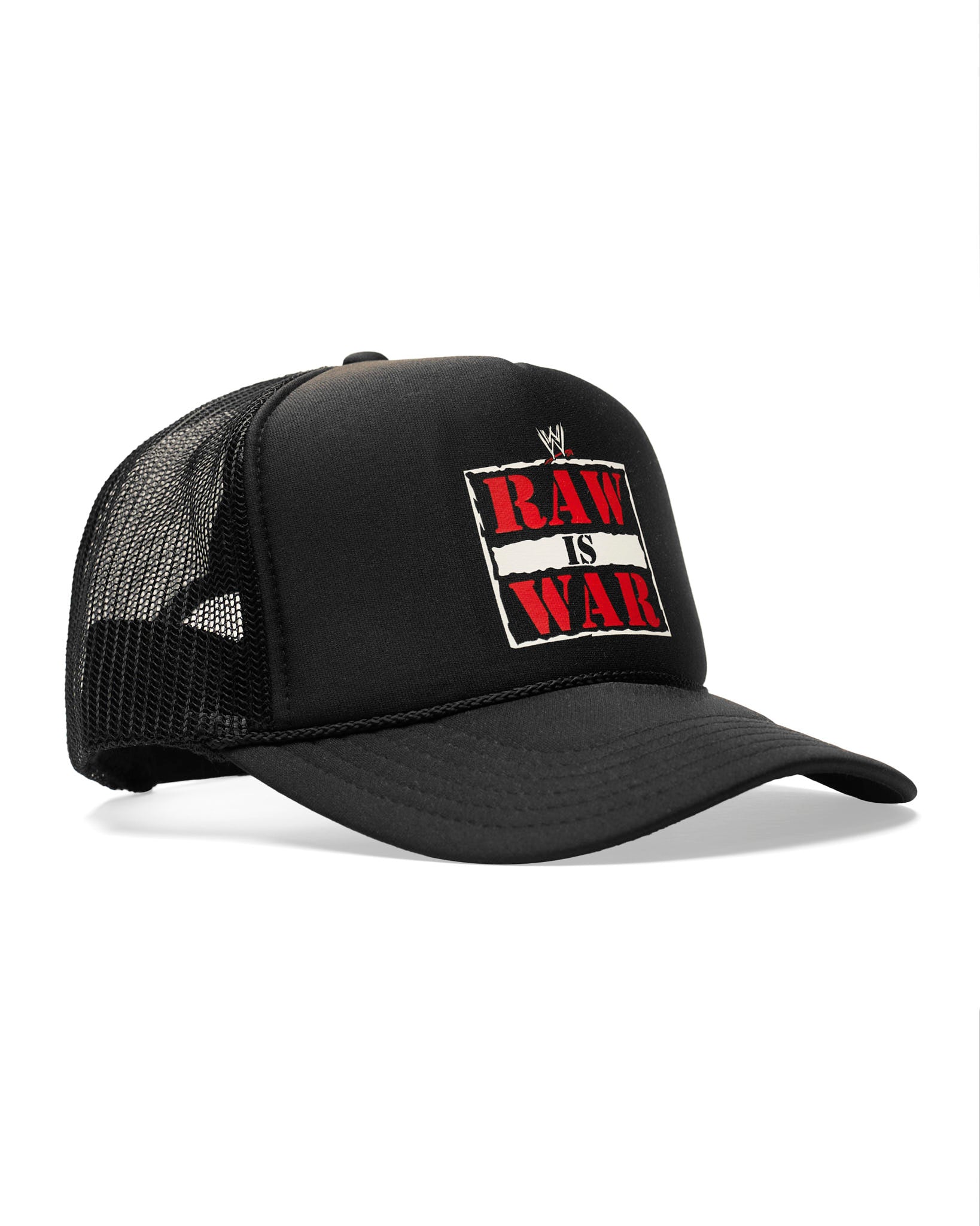Raw is War Black Trucker Hat