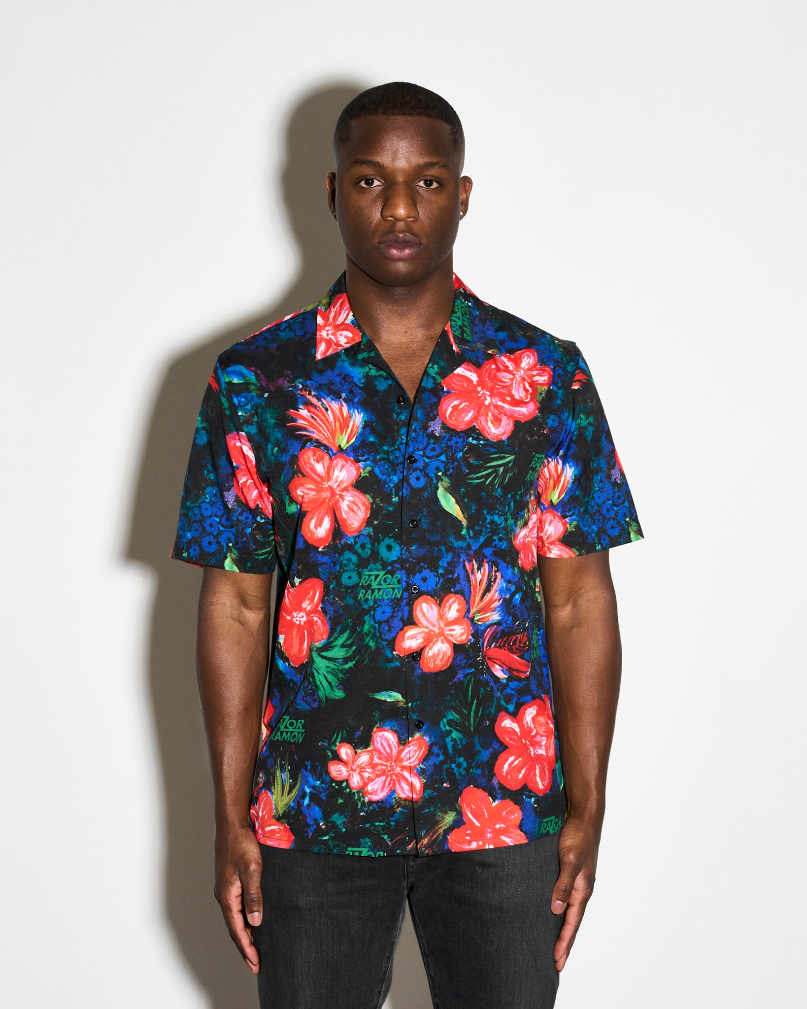 Razor Ramon Flowers Button Up Shirt