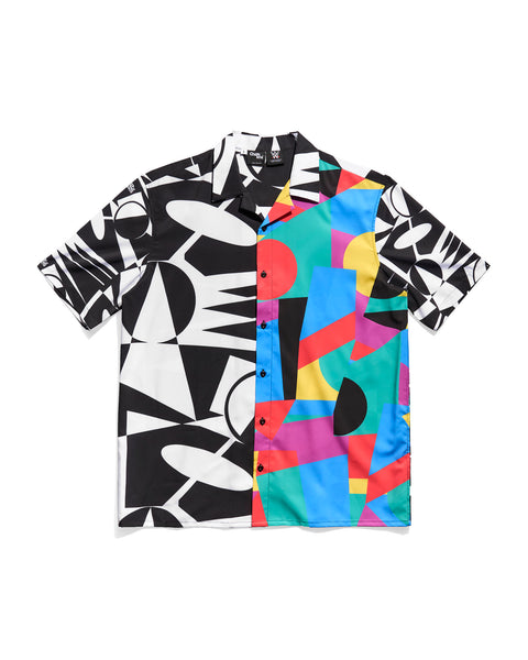 Razor Ramon Street Market Vignette 1992 Button Up Shirt – Chalk