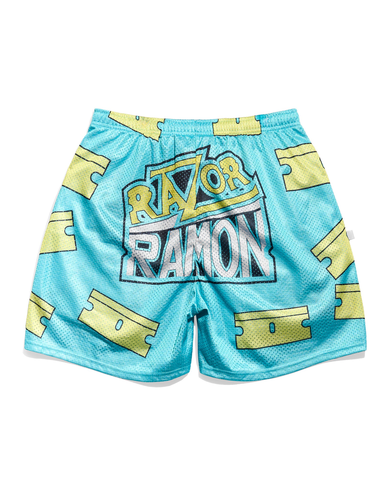 Razor Ramon Teal Entrance Shorts