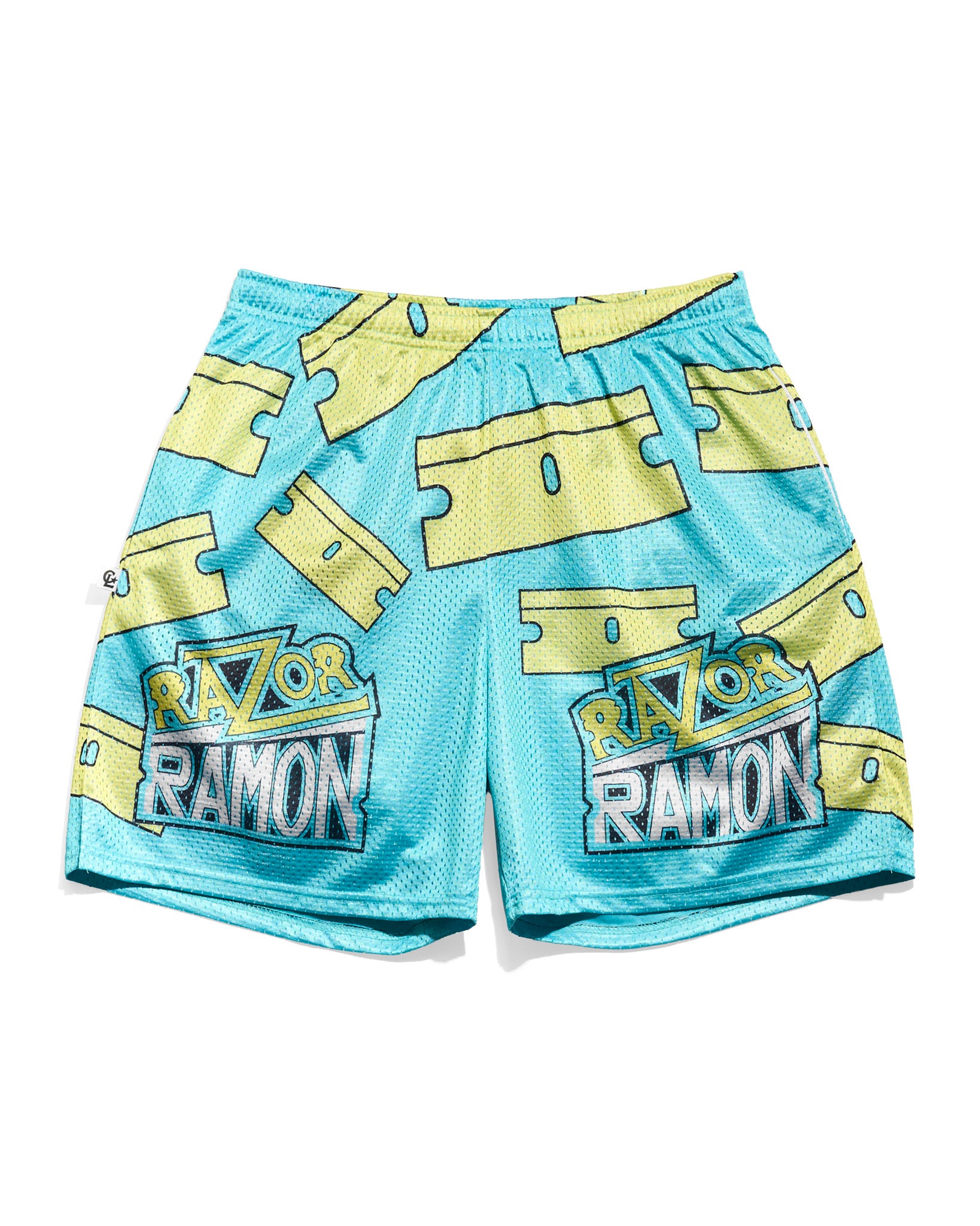 Razor Ramon Teal Entrance Shorts