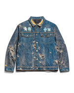 Rey Mysterio Printed Denim Jacket