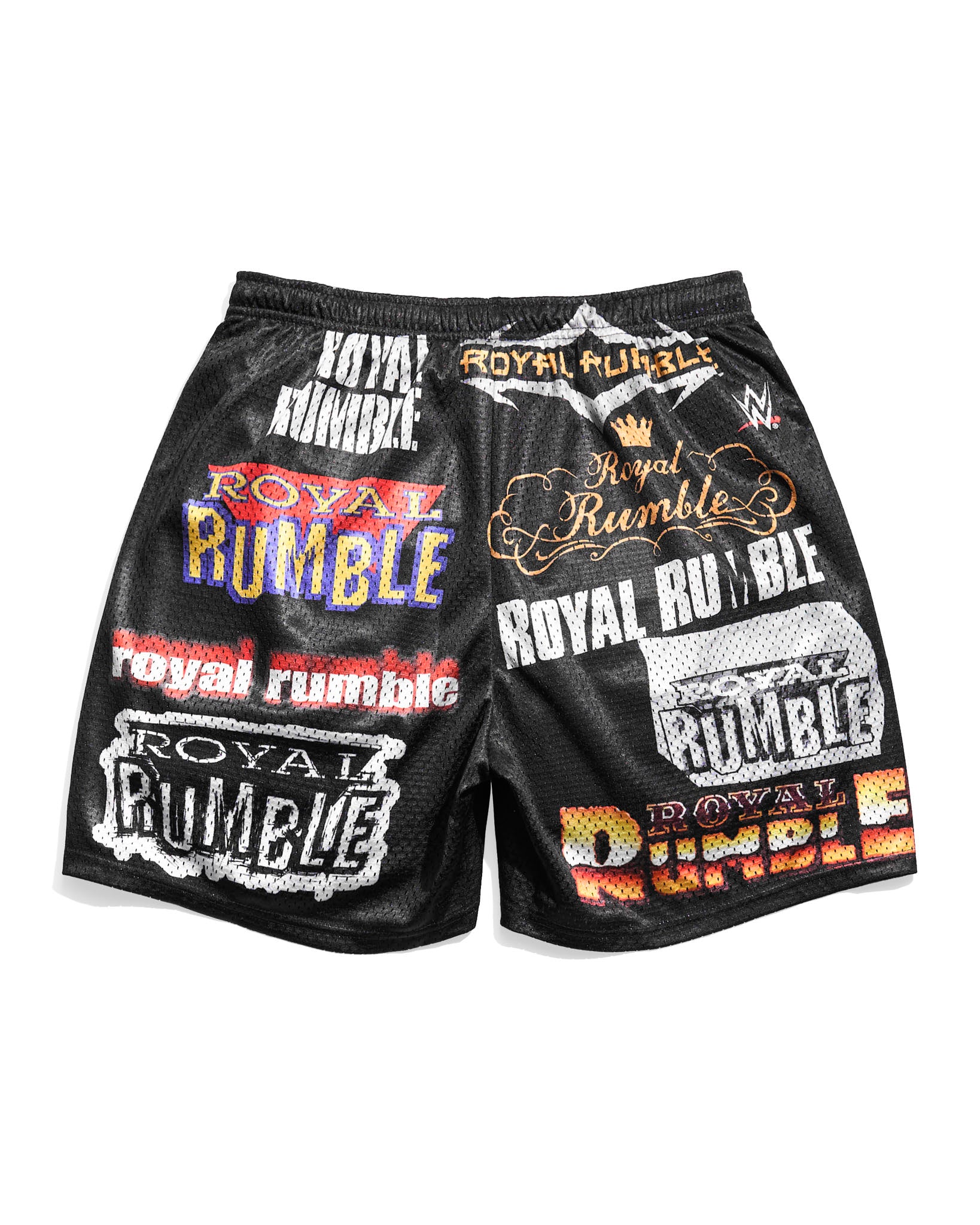 Royal Rumble Historic Logos Retro Shorts
