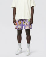 Rugrats Character AOP Purple Retro Shorts
