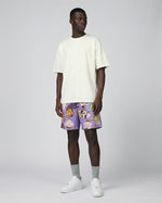 Rugrats Character AOP Purple Retro Shorts