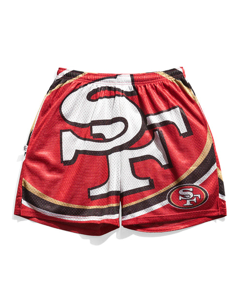 San Francisco 49ers Big Logo Retro Shorts