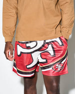 San Francisco 49ers Big Logo Retro Shorts
