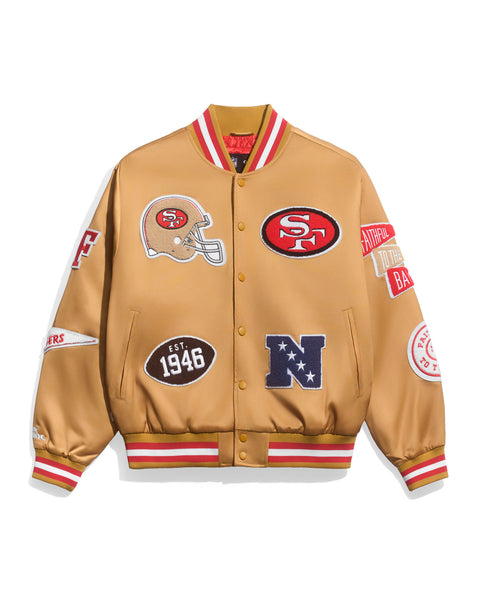 San Francisco 49ers Classic Satin Pennant Jacket – Chalk Line Apparel