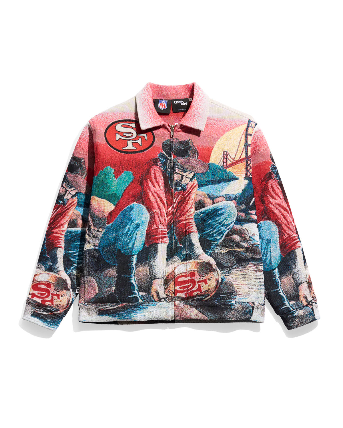 San Francisco 49ers Gold Miner Tapestry Jacket