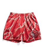 San Francisco 49ers Lightning Retro Shorts