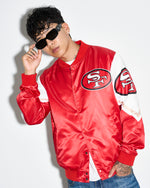 San Francisco 49ers Logo Fanimation Satin Jacket