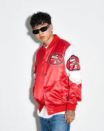 San Francisco 49ers Logo Fanimation Satin Jacket