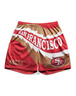 San Francisco 49ers Saw Blade Retro Shorts