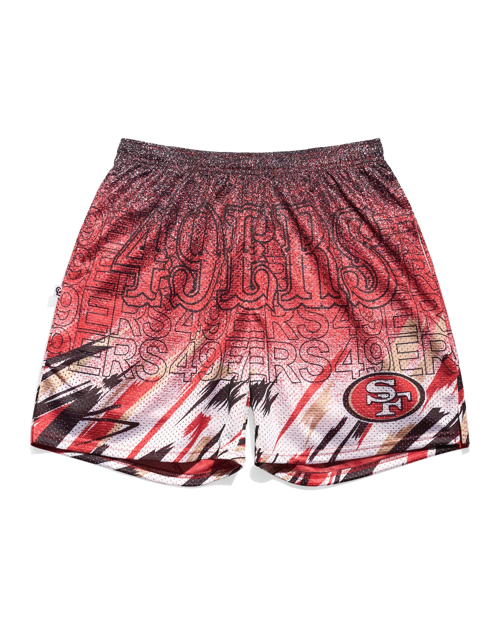 San Francisco 49ers Sketch Retro Shorts