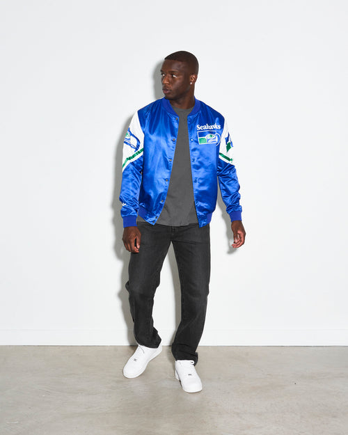 Seattle Seahawks Vintage 80s Chalk Line Varsity Jacket NFL -   Israel