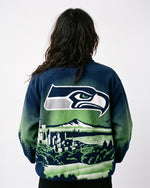 Seattle Seahawks Landscape Quarter Zip Microfleece Pullover