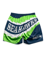 Seattle Seahawks Saw Blade Retro Shorts