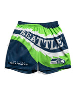 Seattle Seahawks Saw Blade Retro Shorts