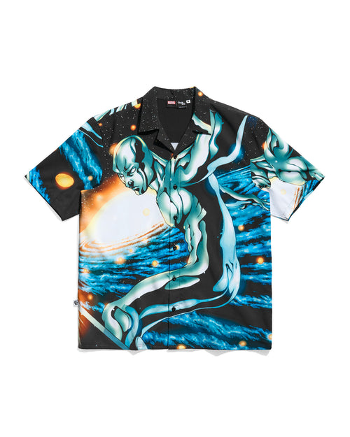 Silver Surfer Cosmic Button Up Shirt