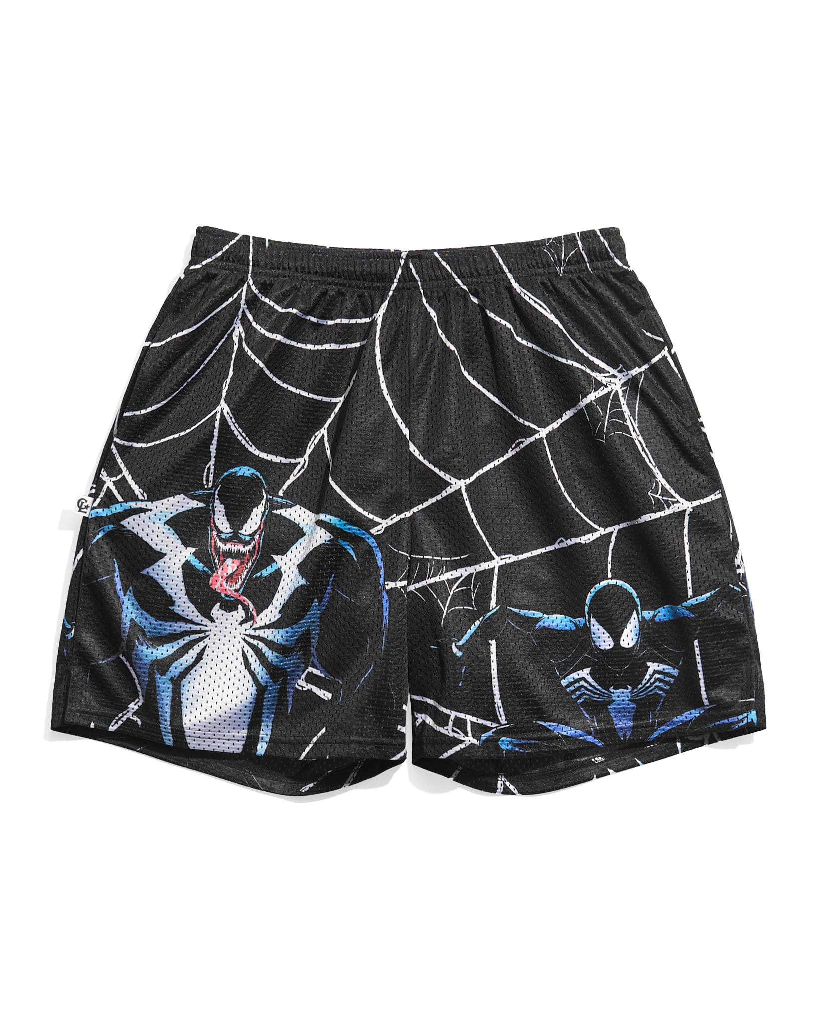 Spider-Man 2 Venom Web Retro Shorts