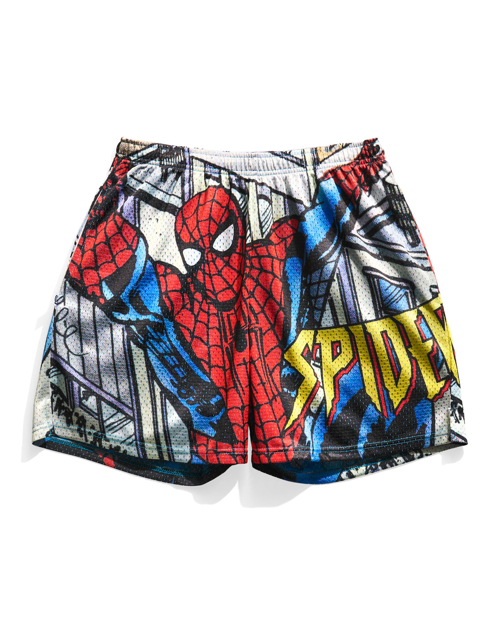 Spider-Man Marvel Comics Trading Card Retro Shorts