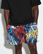 Spider-Man Marvel Comics Trading Card Retro Shorts