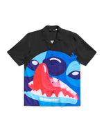 Stitch Big Face Button Up Shirt - Lilo & Stitch