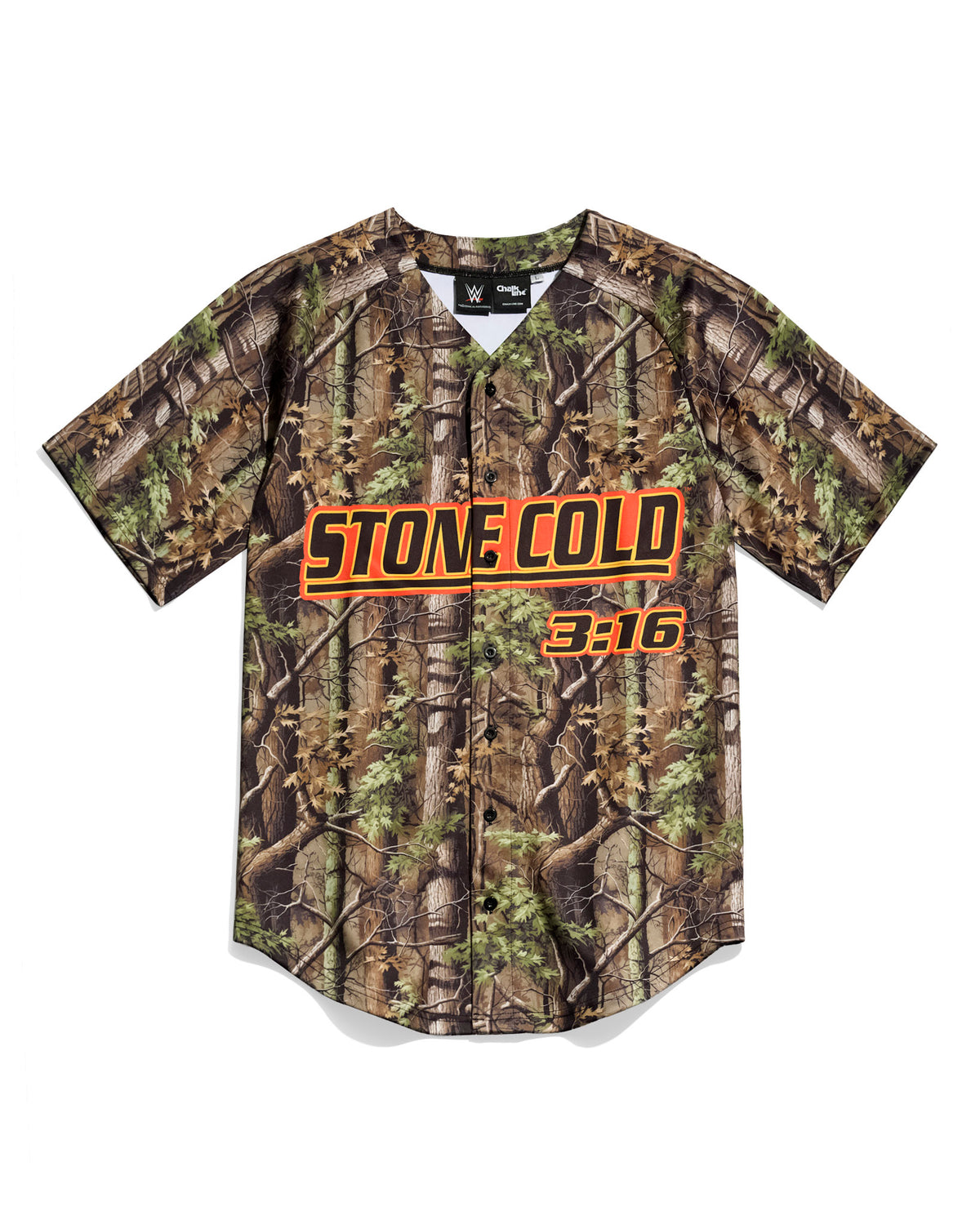 Stone Cold Steve Austin Camo Baseball Jersey