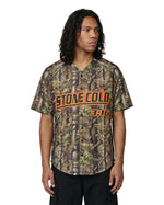 Stone Cold Steve Austin Camo Baseball Jersey
