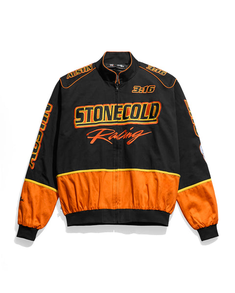 Stone Cold Steve Austin Lightweight Racing Jacket – Chalk