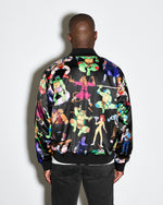 TMNT Characters AOP Quilted Satin Jacket