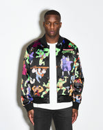 TMNT Characters AOP Quilted Satin Jacket