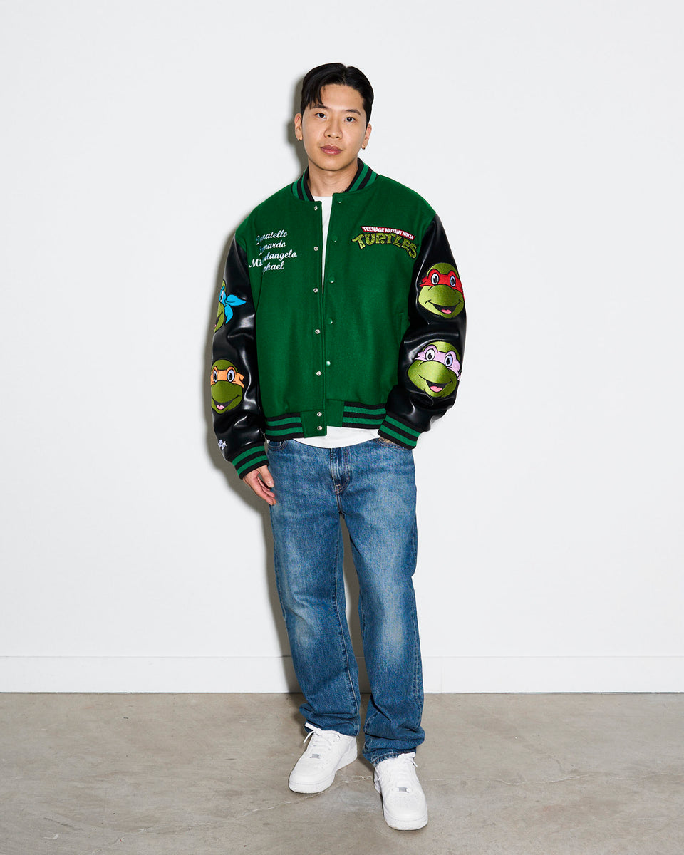 TMNT Varsity Jacket Chalk Line Apparel